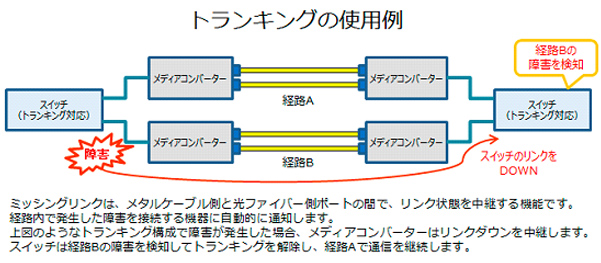 トランキングの使用例