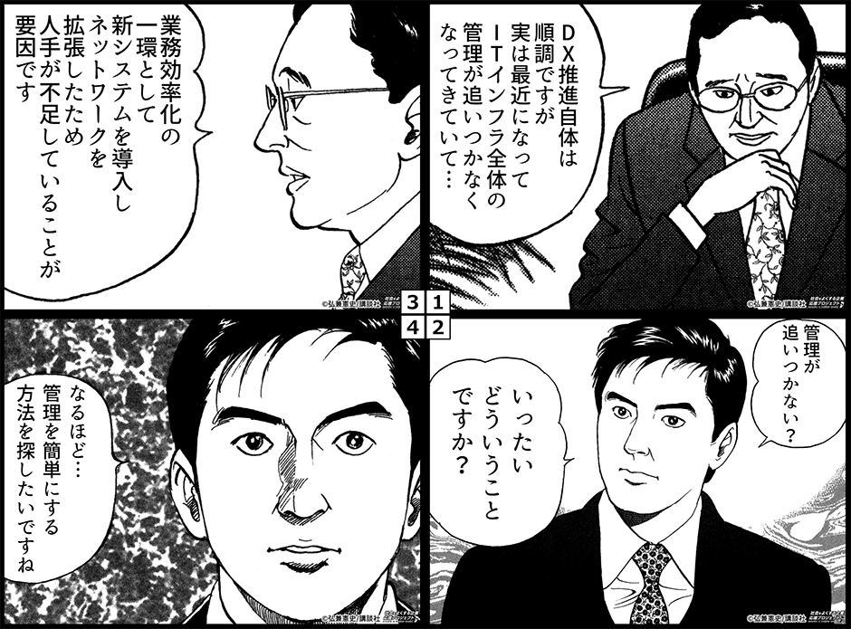 ITインフラ運用負荷、見える化で解決！
