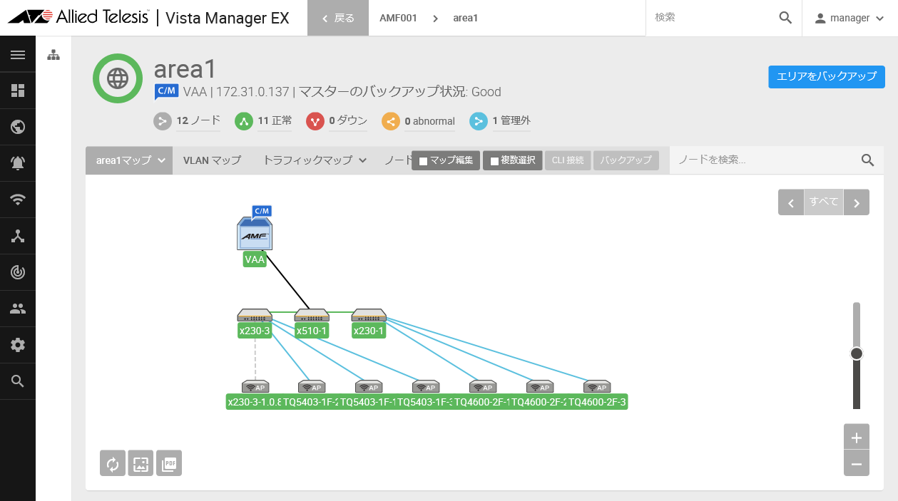 At Vista Manager Ex リファレンスマニュアル Avm Ex編 画面リファレンス ネットワークマップ 概要
